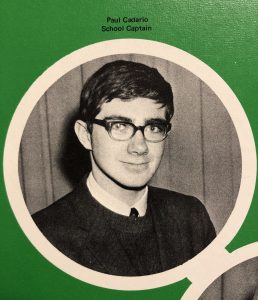 Paul Cadario’s Leaside High School Yearbook photo.